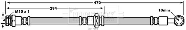 BORG & BECK Jarruletku BBH7863